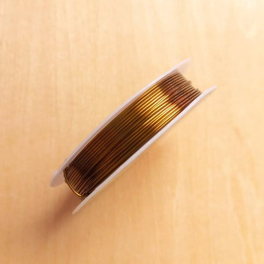 Antique Bronze Jewelry Wire 0.8mm per 3m roll