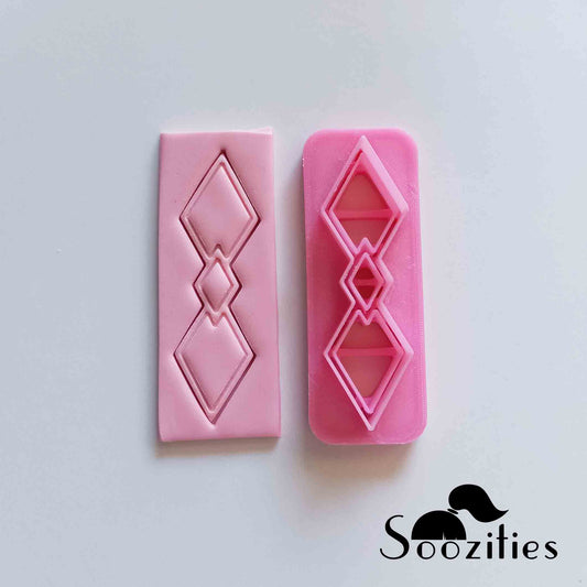 Diamond Link polymer clay cutters