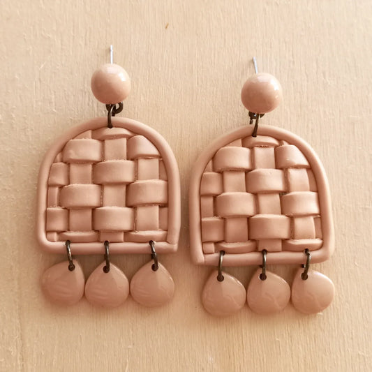 Woven Dangle Earrings