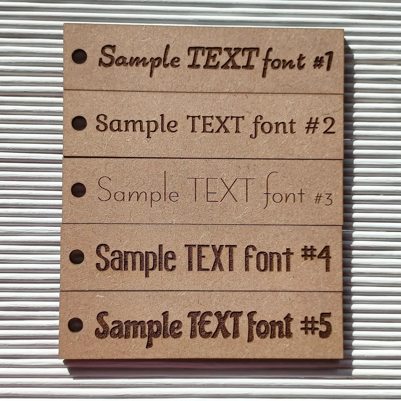 QR Code Engraved Wooden Sign 15cm