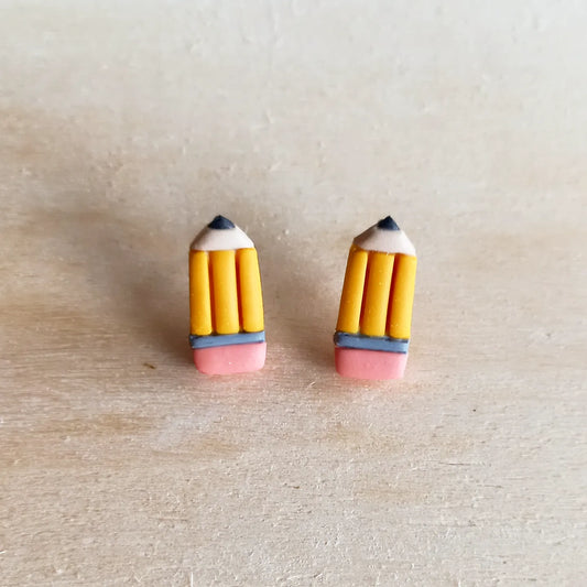 Pencil Stud Earrings