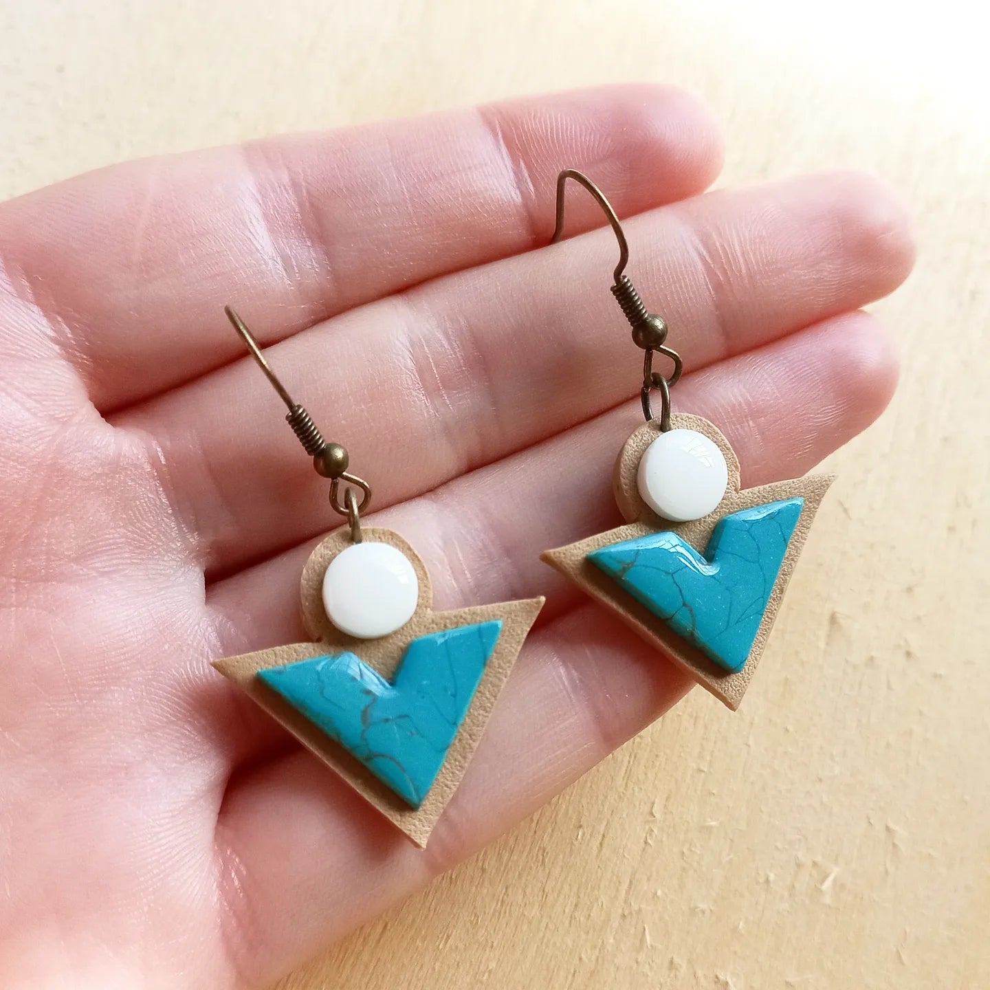 Turquoise Boho earrings