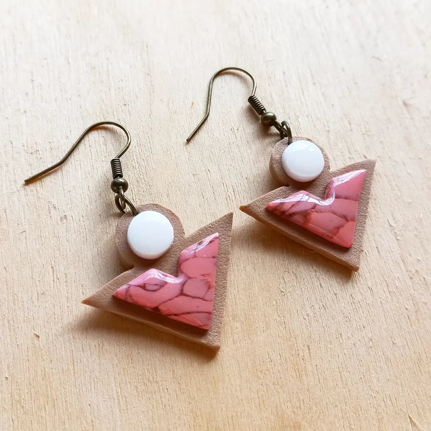 Pink Boho earrings