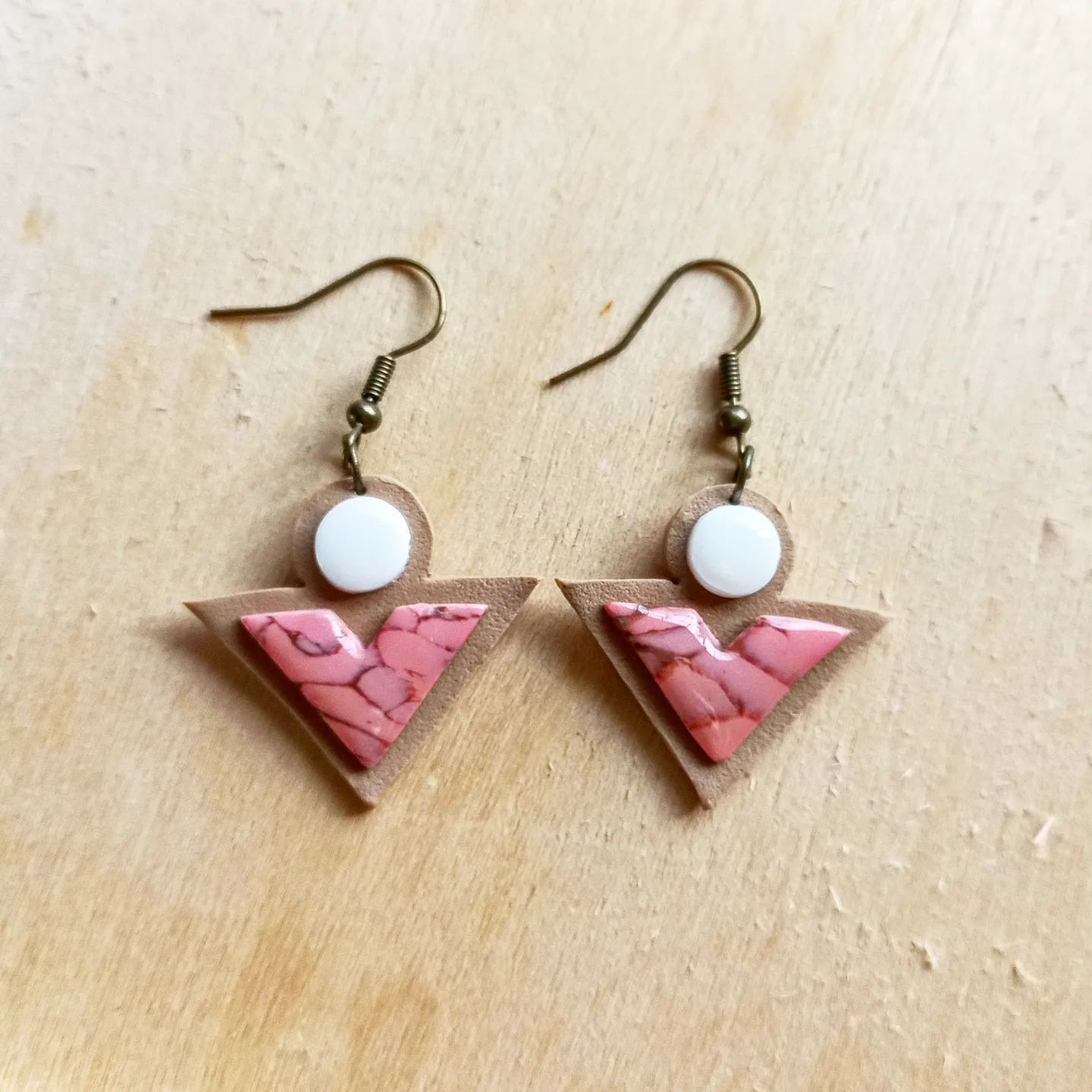 Pink Boho earrings