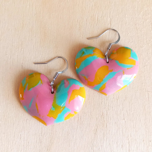 Hippie Heart Earrings