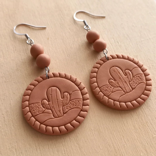 Desert Cactus Earrings