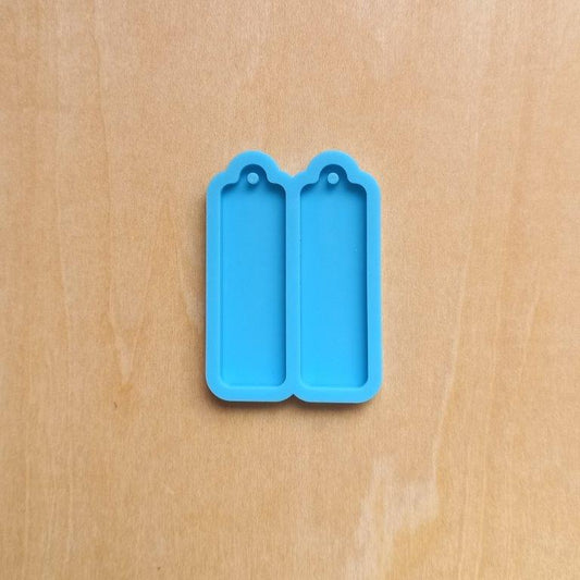 Rectangle Pendant Silicone Mold 39x12mm