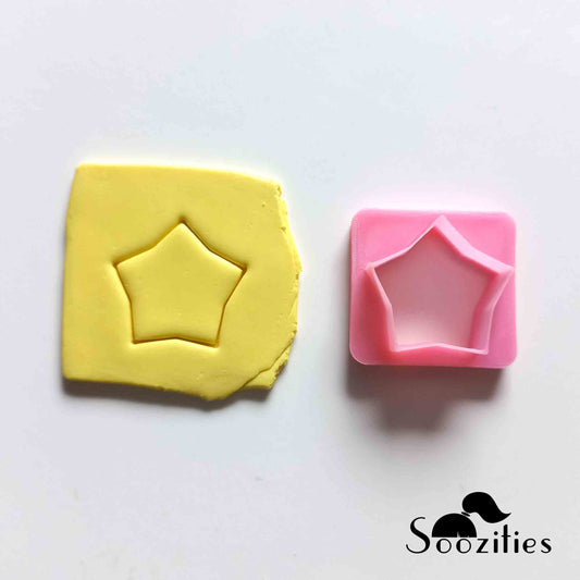 Star 3 polymer clay cutters