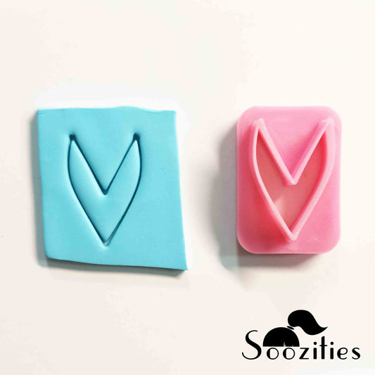 V-Shape 1 polymer clay cutters