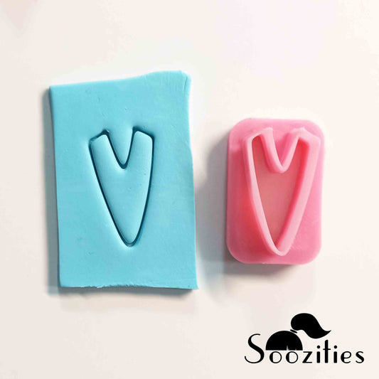 V-Shape 3 polymer clay cutters