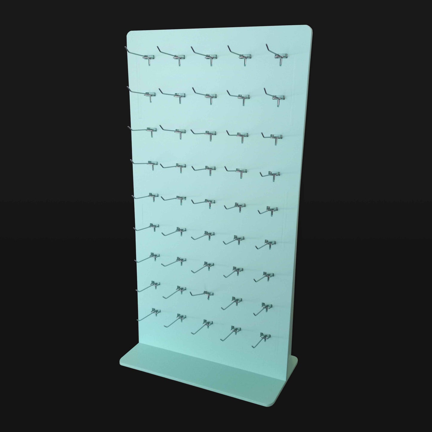 Vertical Pegboard with Long Hooks 110 x 55cm