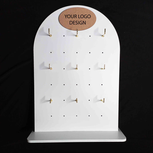 Arch Pegboard with 10 hooks
