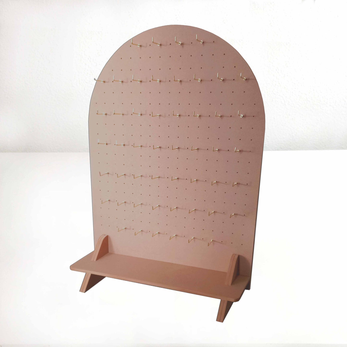 Large Arch Pegboard with Shelf 84x60cm