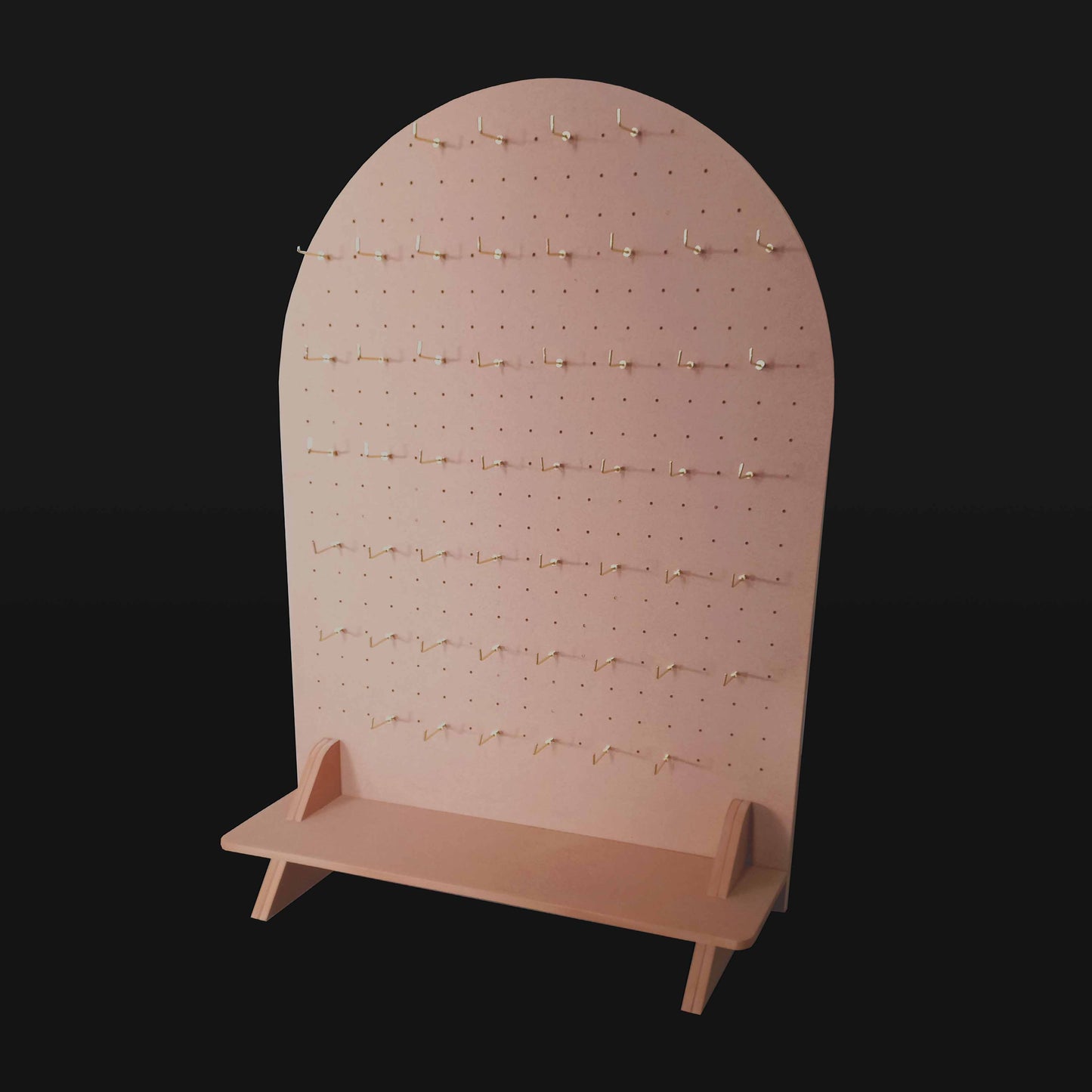 Large Arch Pegboard with Shelf 84x60cm