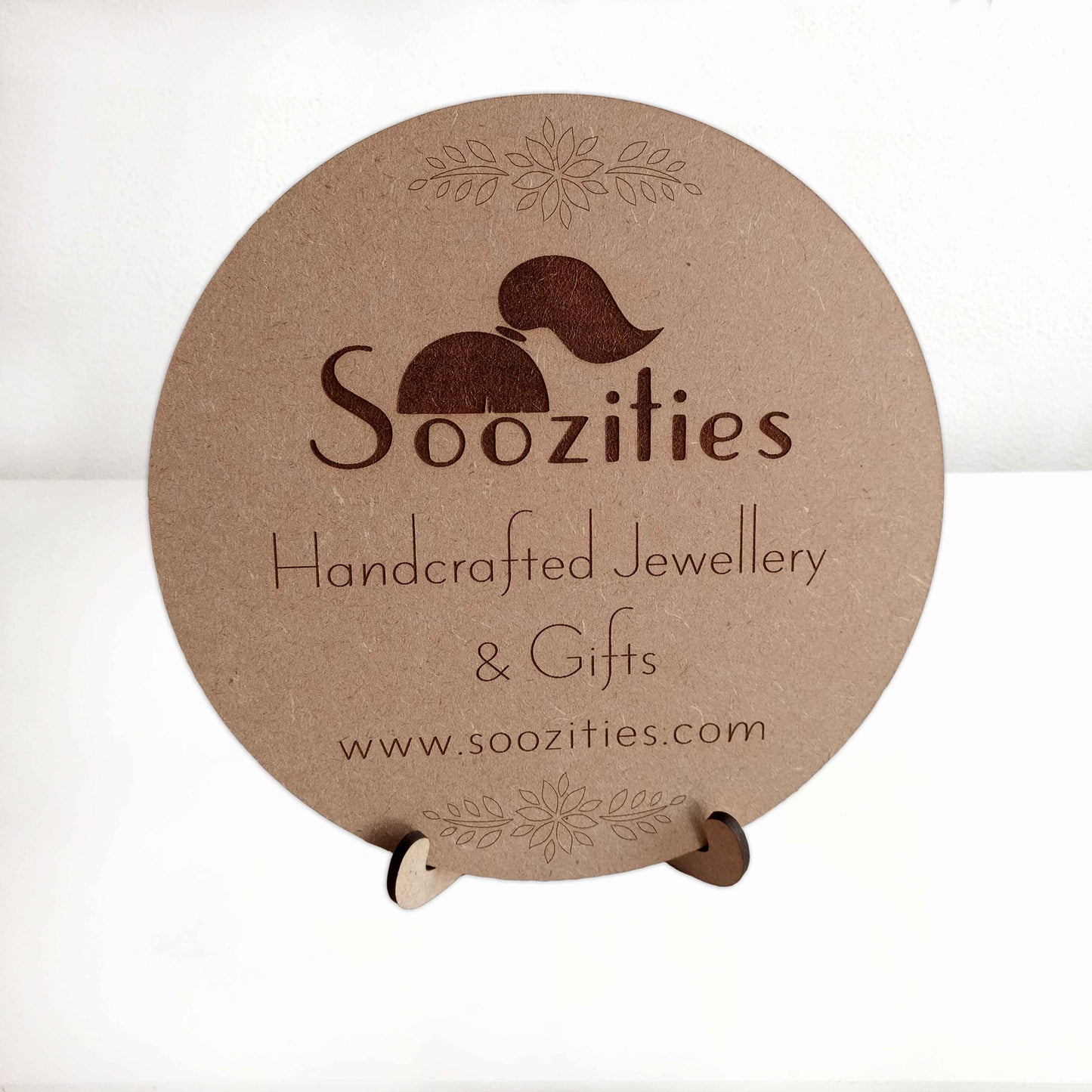Custom Engraved Wooden Logo Sign