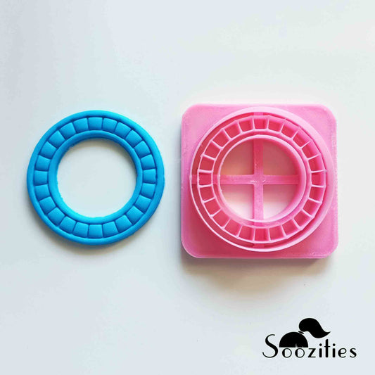 Circle Tile polymer clay cutters