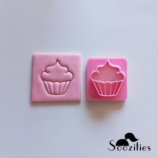 Cupcake polymer clay cutters