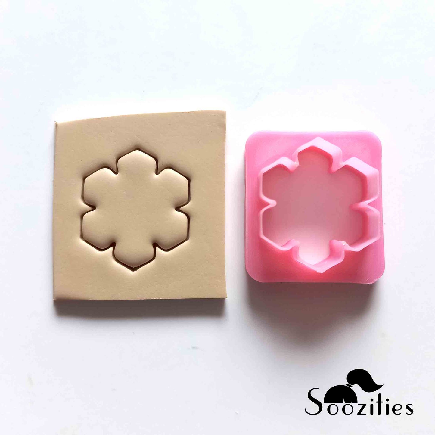 Flower 4 polymer clay cutters