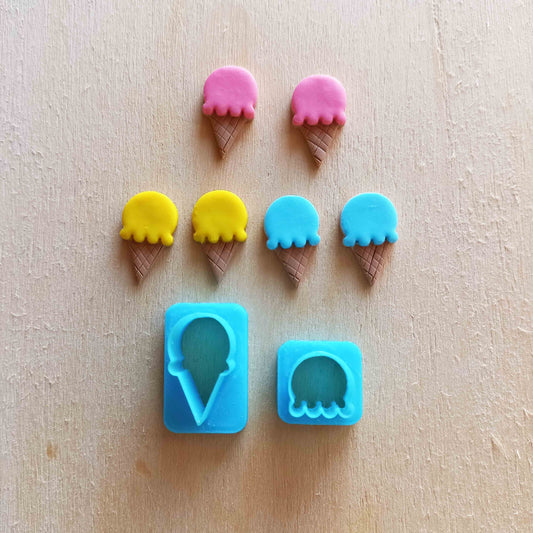 Ice Cream polymer clay cutters