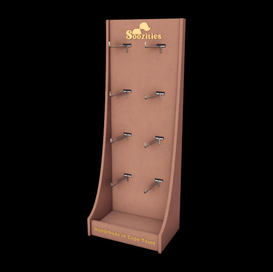 Boutique Countertop Pegboard 80cm with 15cm hooks