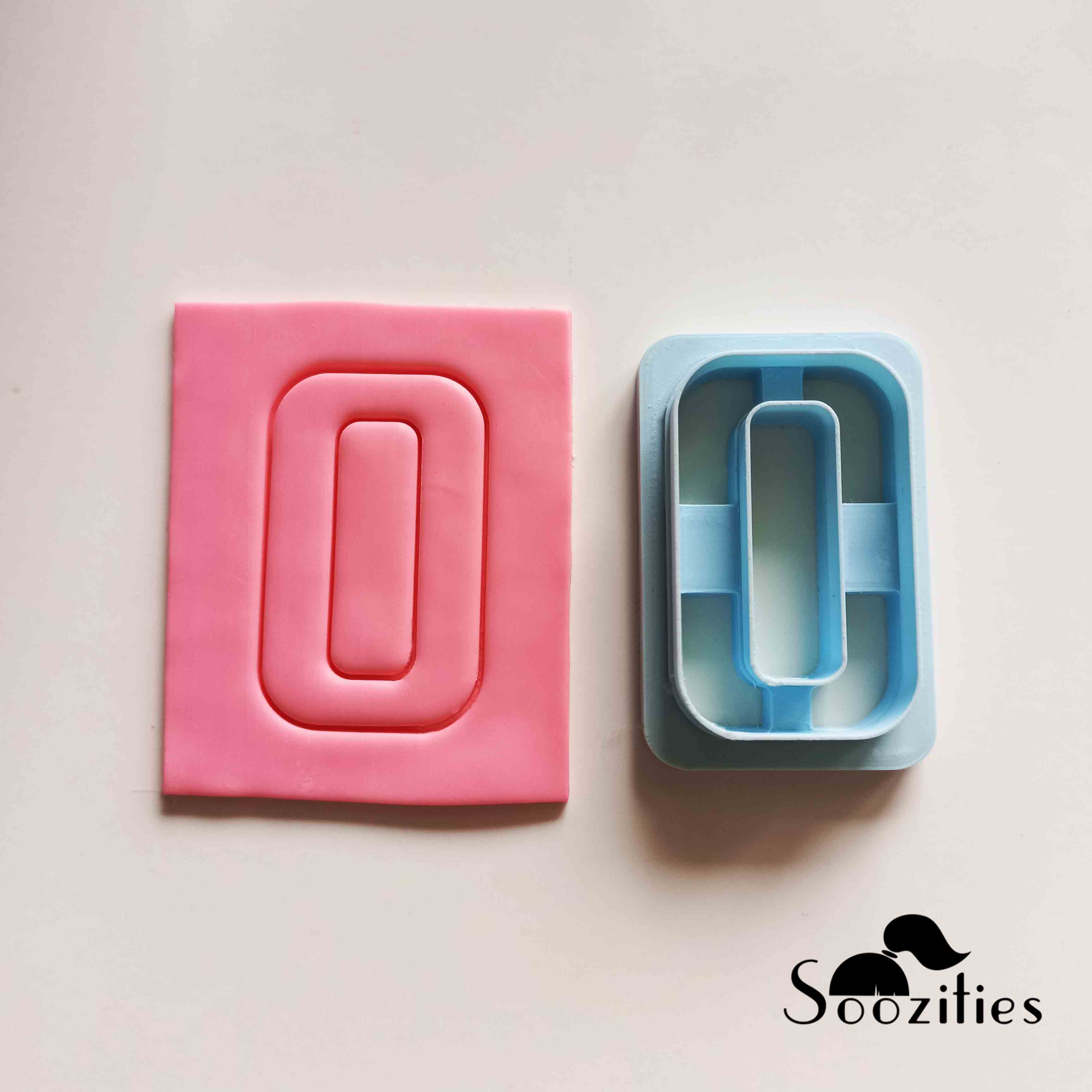 Rectangle Hoop 2 polymer clay cutters – Soozities