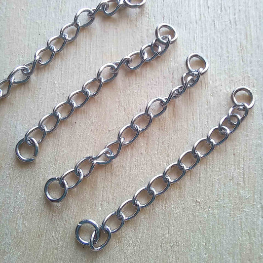 Stainless Steel Chain Extender 10pc