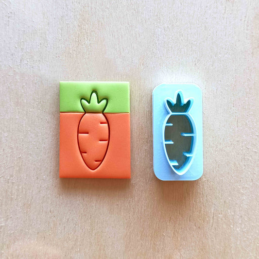 Carrot 2 polymer clay cutters