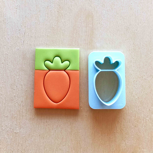 Carrot 1 polymer clay cutters