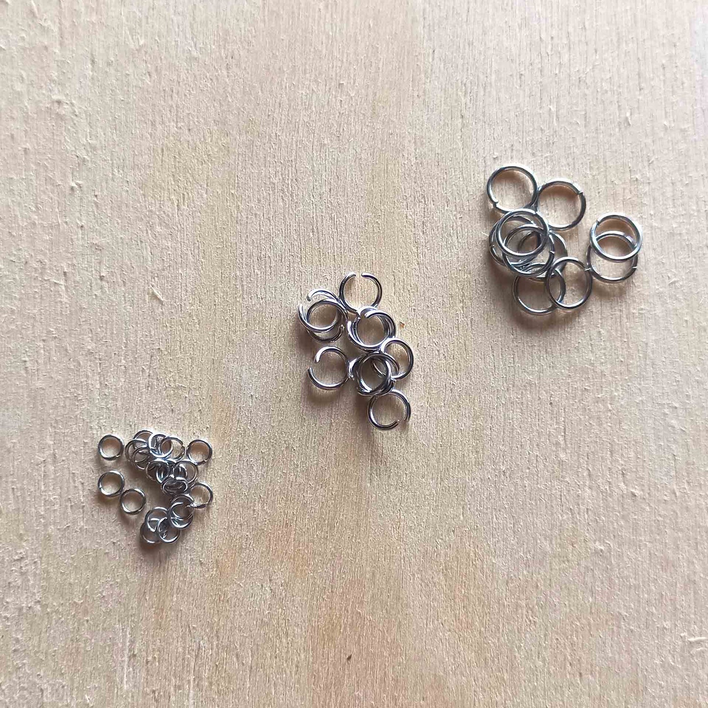 Stainless Steel Jump Rings per 100pc