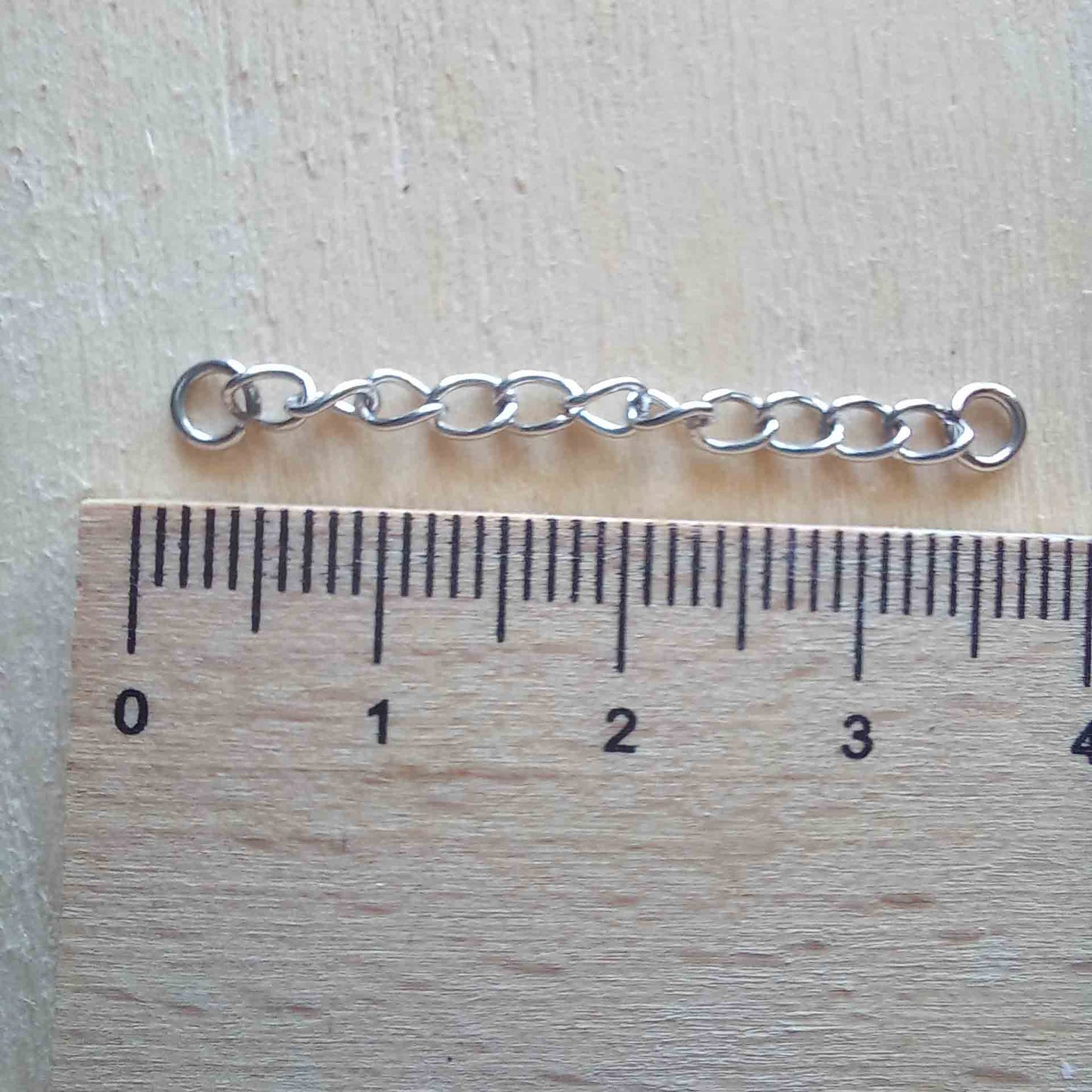 Stainless Steel Chain Extender 10pc