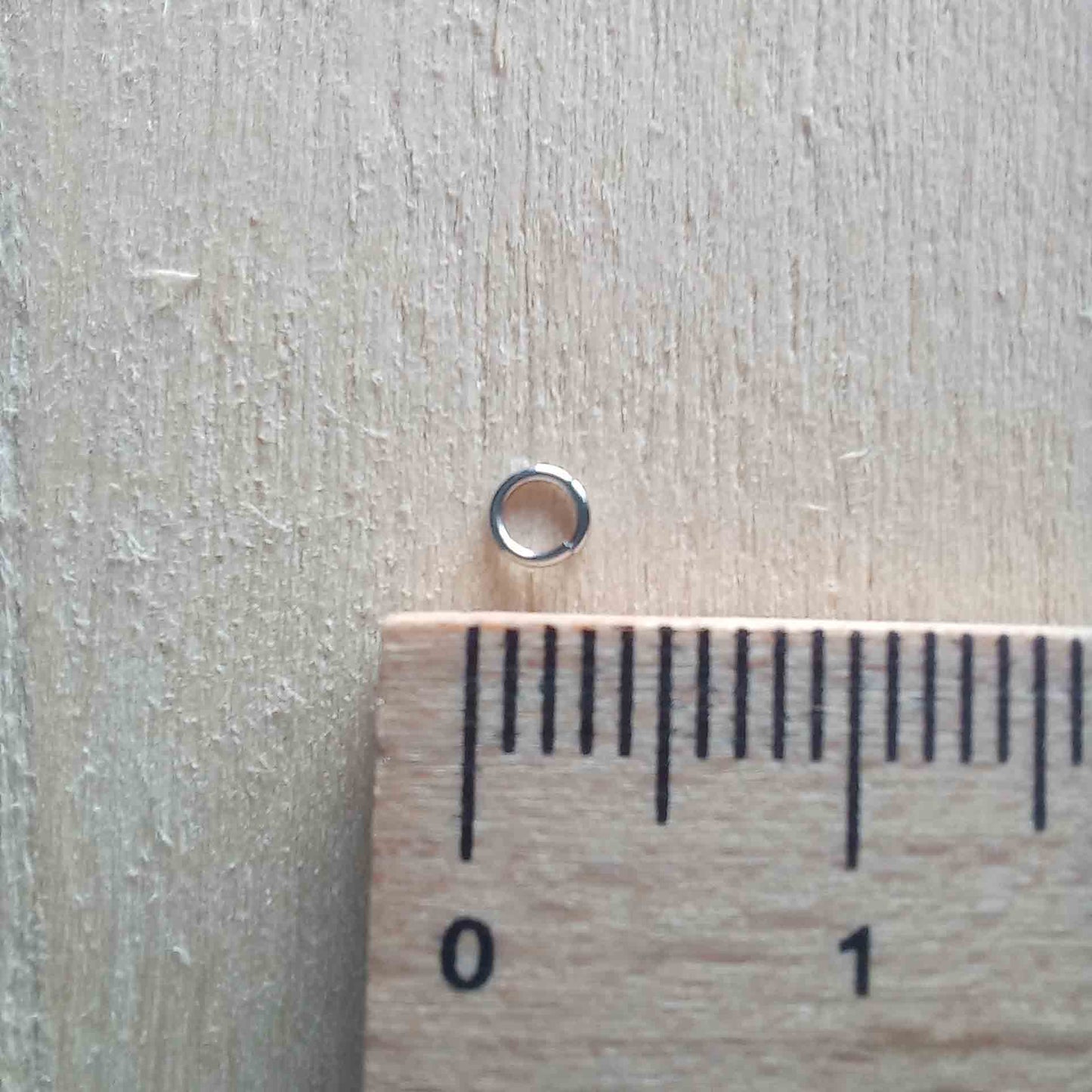 Stainless Steel Jump Rings per 100pc