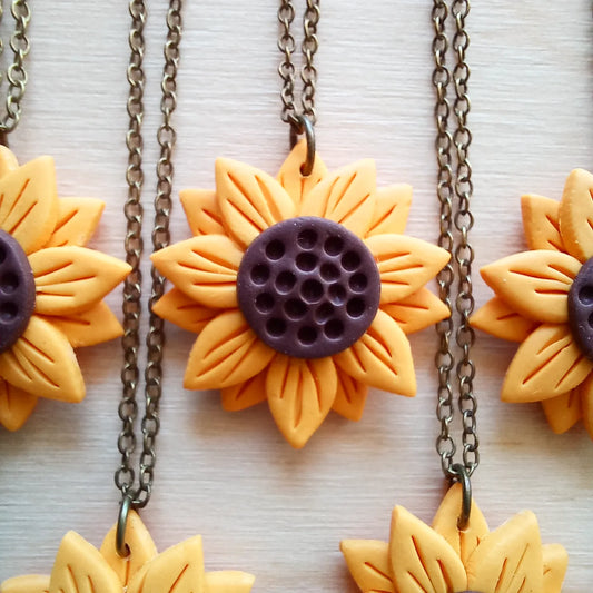 Sunflower Necklace