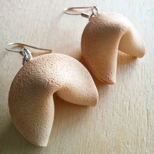 Fortune Cookie Earrings