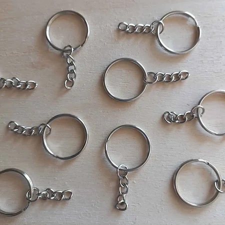 Split Key Rings with Chain each