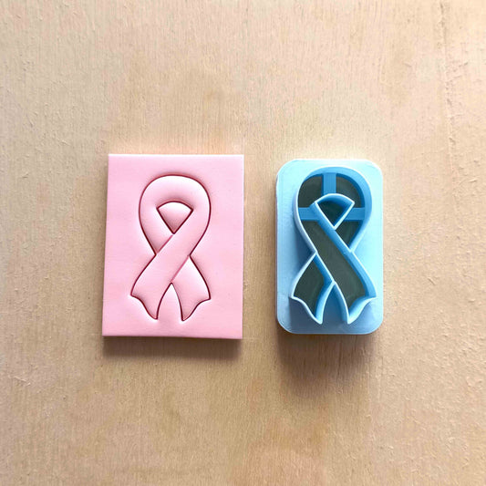 Awareness Ribbon polymer clay cutters