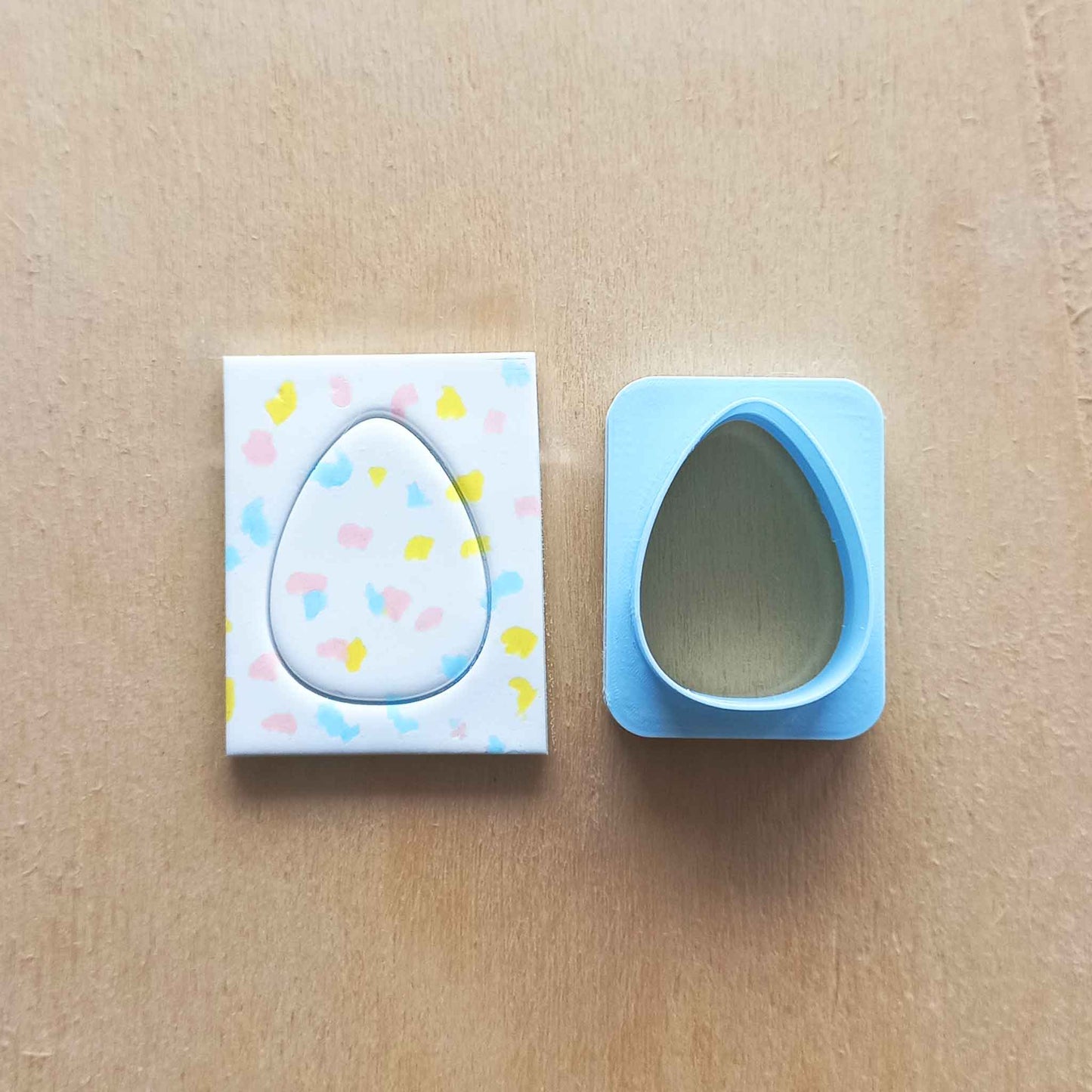 Egg polymer clay cutters