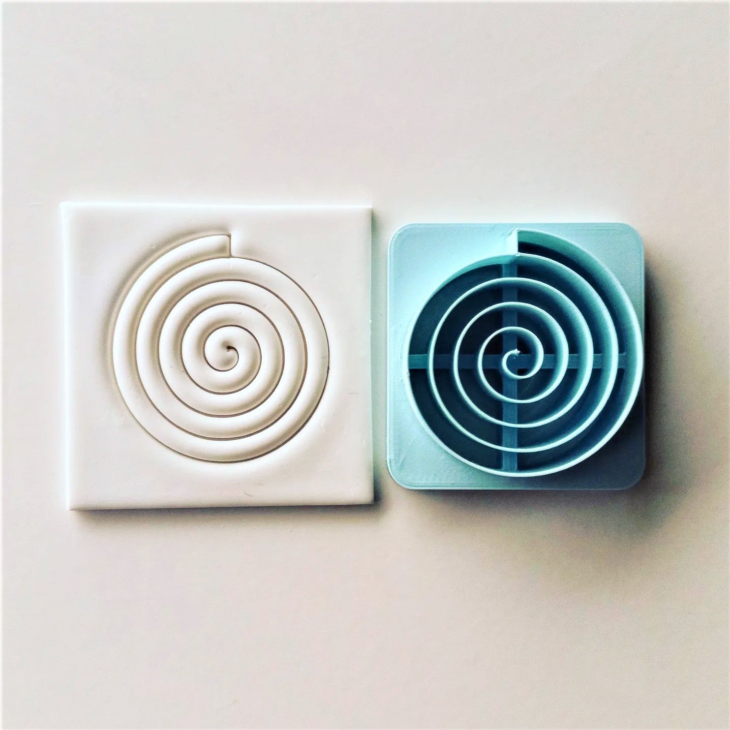 Twirl polymer clay cutters