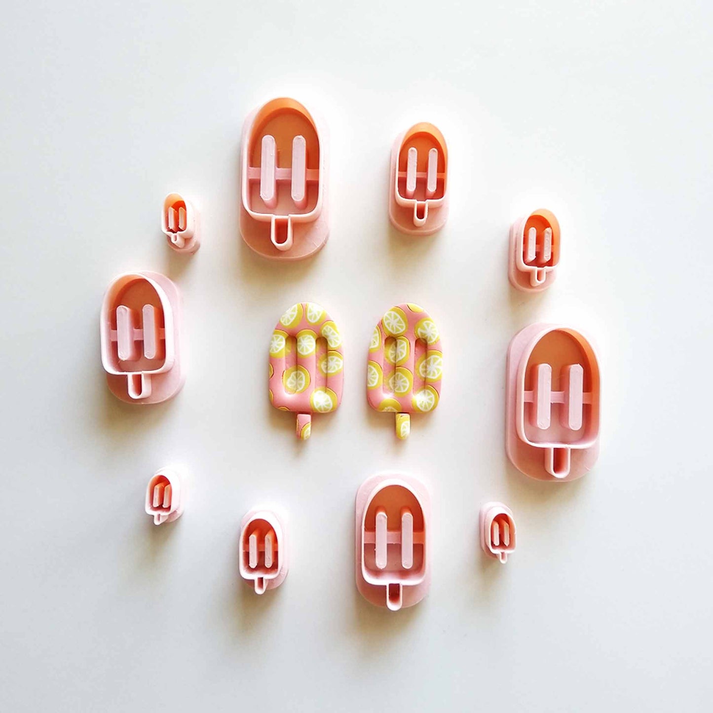 Popsicle Ice Cream polymer clay cutters