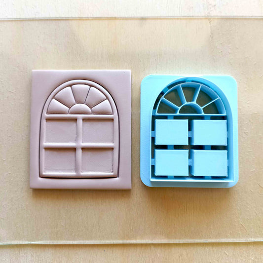 Window polymer clay cutter